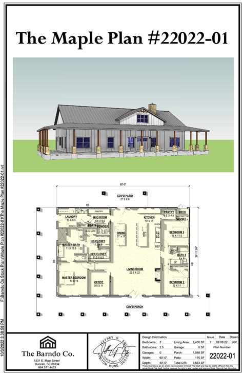 50x40 barndominium floor plans